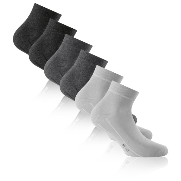 Rohner - Basic Sneaker Plus 3er Pack - Multifunktionssocken Gr 39-42 grau Rohner - Basic Sneaker Plus 3er Pack - Multifunktionssocken Gr 39-42 grau von Rohner