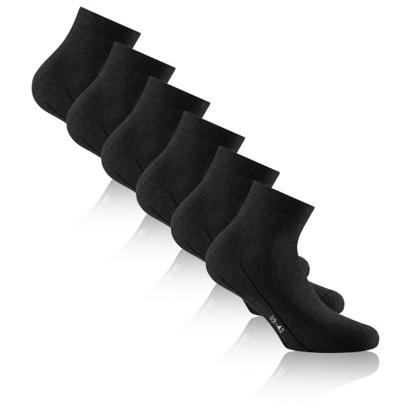 Rohner - Basic Sneaker Plus 3er Pack - Multifunktionssocken Gr 43-46 schwarz Rohner - Basic Sneaker Plus 3er Pack - Multifunktionssocken Gr 43-46 schwarz von Rohner