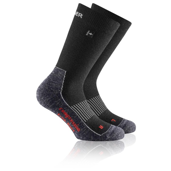 Rohner - Compression Trek Light L/R - Wandersocken Gr 42-44 schwarz Rohner - Compression Trek Light L/R - Wandersocken Gr 42-44 schwarz von Rohner