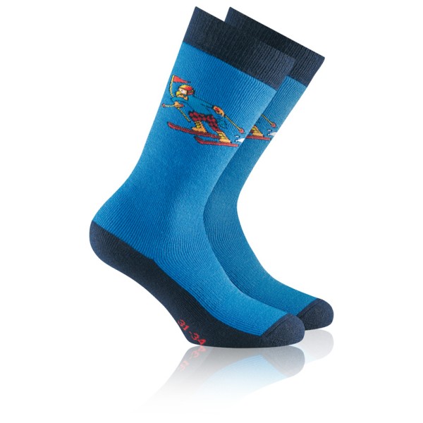 Rohner - Kid's Globi Ski - Skisocken Gr 35-38 blau von Rohner