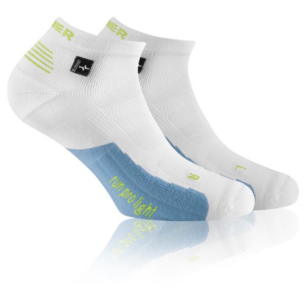 Rohner - Run Pro Light L/R - Laufsocken Gr 36-38 weiß/grau von Rohner