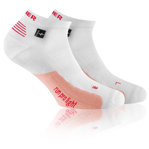 Rohner - Run Pro Light L/R - Laufsocken Gr 36-38 weiß von Rohner