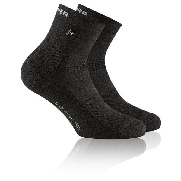 Rohner - Trek Everyday - Wandersocken Gr 39-41 schwarz von Rohner