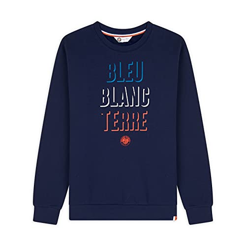 Roland Garros Herren BBT HOM Kollektion Pullover Markenfarbe Marineblau-Qualität Sweatshirts-Größe XL-RG20007, Navy, XL von RG ROLAND GARROS