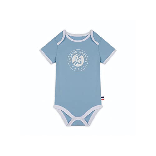 Roland Garros Baby-Jungen Paolo Enf Body, blau, 6 Monate von Roland