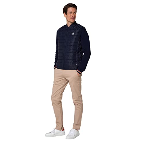 ROLAND GARROS Geduld RDOM0122-MAR-XL Unisex Daunenjacke, ohne Ärmel, Marineblau-Größe XL, Marine von RG ROLAND GARROS