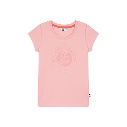 ROLAND GARROS Mädchen Patty Enf T-Shirt, Rosa, 8 Jahre von RG ROLAND GARROS