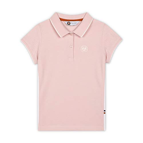 ROLAND GARROS Nelissa Poloshirt für Mädchen, Rosa, 2/3 A von RG ROLAND GARROS