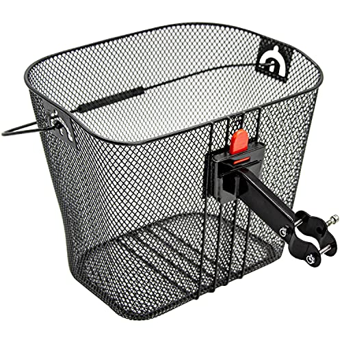 Rolektro Abnehmbarer 15L Fahrradkorb vorne Vorderradkorb One-klick Halterung Scooter-Korb Schwarz Rolektro Abnehmbarer 15L Fahrradkorb vorne Vorderradkorb One-klick Halterung Scooter-Korb Schwarz von Rolektro