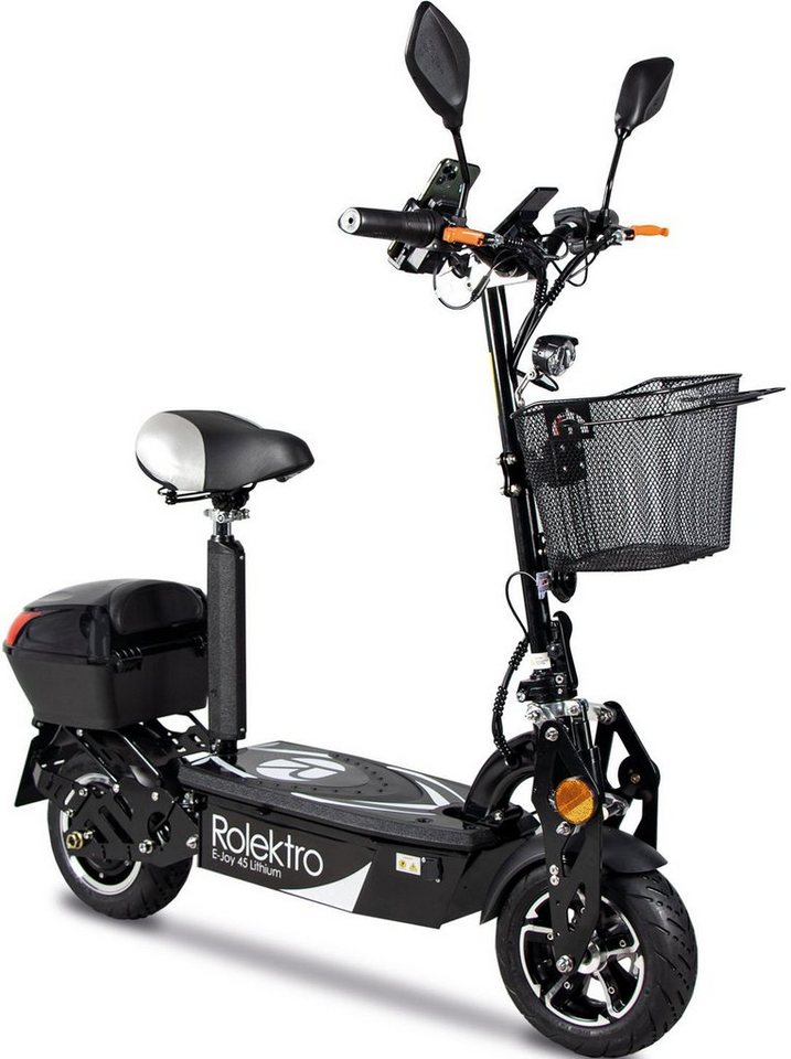 Rolektro E-Motorroller Rolektro E-Joy 45 Lithium, 1000 W, 45 km/h, bis zu 50 km Reichweite, mit USB-Anschluss Rolektro E-Motorroller Rolektro E-Joy 45 Lithium, 1000 W, 45 km/h, bis zu 50 km Reichweite, mit USB-Anschluss von Rolektro