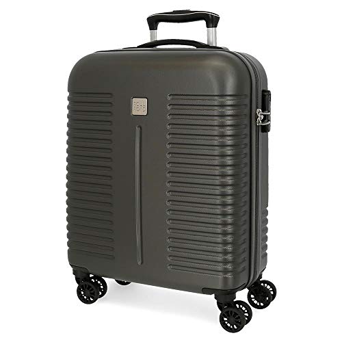 Roll Road India Kabinenkoffer Grau 40x55x20 cms Hartschalen ABS Kombinationsschloss 37L 2,5Kgs 4 Doppelräder Handgepäck Roll Road India Kabinenkoffer Grau 40x55x20 cms Hartschalen ABS Kombinationsschloss 37L 2,5Kgs 4 Doppelräder Handgepäck von Roll Road