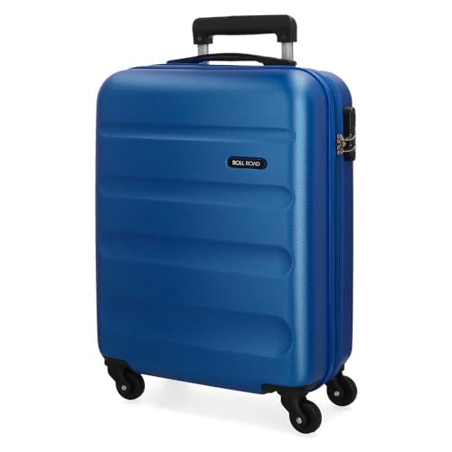 Roll Road Flex Kabinenkoffer Blau 38x54x20 cms Hartschalen ABS Kombinationsschloss 35L 2,5Kgs 4 Räder Handgepäck von Roll Road