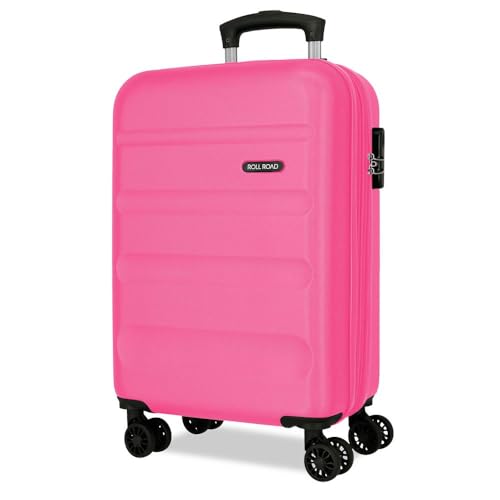 ROLL ROAD Flex Kabinenkoffer, rosa, 35 x 55 x 20 cm, starr, 2,5 kg, seitlicher Kombinationsverschluss, ABS, 2,5 kg, 33 l, ausziehbar, Handgepäck, Rosa, Talla única, Kabinenkoffer ROLL ROAD Flex Kabinenkoffer, rosa, 35 x 55 x 20 cm, starr, 2,5 kg, seitlicher Kombinationsverschluss, ABS, 2,5 kg, 33 l, ausziehbar, Handgepäck, Rosa, Talla única, Kabinenkoffer von Roll Road
