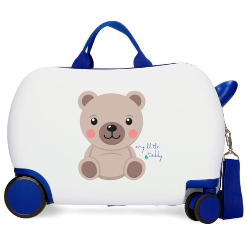 ROLL ROAD Happy Pets Kinderkoffer, weiß, 45 x 31 x 20 cm, starr, 1,8 kg, seitlicher Kombinationsverschluss, ABS, 1,8 kg, 27,9 l, Handgepäck, weiß, Talla única, Kinderkoffer ROLL ROAD Happy Pets Kinderkoffer, weiß, 45 x 31 x 20 cm, starr, 1,8 kg, seitlicher Kombinationsverschluss, ABS, 1,8 kg, 27,9 l, Handgepäck, weiß, Talla única, Kinderkoffer von Roll Road