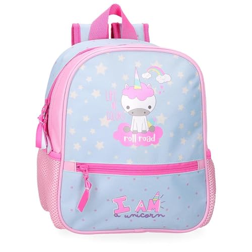Roll Road I Am a Unicorn Vorschulrucksack, Blau, 23 x 28 x 10 cm, Polyester, 6,44 l, blau, Vorschule Rucksack Roll Road I Am a Unicorn Vorschulrucksack, Blau, 23 x 28 x 10 cm, Polyester, 6,44 l, blau, Vorschule Rucksack von Roll Road