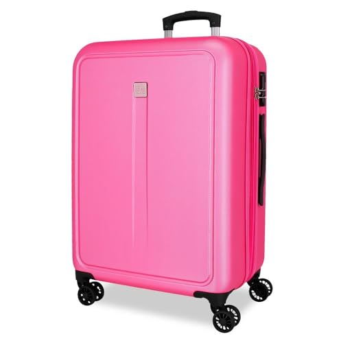 ROLL ROAD Kambodscha, mittelgroßer Koffer, Rosa, 46 x 65 x 23 cm, starr, 3,7 kg, seitlicher Kombinationsverschluss, ABS, 3,7 kg, 56 l, ausziehbar, Rosa, Talla única, Mittelgroßer Koffer ROLL ROAD Kambodscha, mittelgroßer Koffer, Rosa, 46 x 65 x 23 cm, starr, 3,7 kg, seitlicher Kombinationsverschluss, ABS, 3,7 kg, 56 l, ausziehbar, Rosa, Talla única, Mittelgroßer Koffer von Roll Road