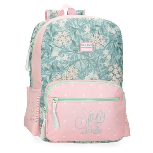 ROLL ROAD Spring is here Kabinenkoffer, Kinderkoffer, aus ABS, einem robusten und leichten Material, Rosa, Mochila escolar, Schulrucksack ROLL ROAD Spring is here Kabinenkoffer, Kinderkoffer, aus ABS, einem robusten und leichten Material, Rosa, Mochila escolar, Schulrucksack von Roll Road