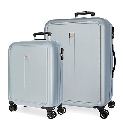 Roll Road Camboya Kofferset, Beige, 55/68 cm, starr, ABS-Kombinationsverschluss, seitlich, 217 l, 6,56 kg, 4 Räder, Handgepäck Roll Road Camboya Kofferset, Beige, 55/68 cm, starr, ABS-Kombinationsverschluss, seitlich, 217 l, 6,56 kg, 4 Räder, Handgepäck von Roll Road