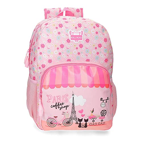 Roll Road Coffee Shop Schulrucksack Anpassbar ans Auto Rosa 31x42x13 cm Polyester 16.93L Roll Road Coffee Shop Schulrucksack Anpassbar ans Auto Rosa 31x42x13 cm Polyester 16.93L von Roll Road