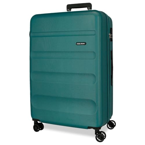 Roll Road Flex Großer Koffer, grün, 52 x 75 x 30 cm, starr, 3,96 kg, seitlicher Kombinationsverschluss, ABS, 3,96 kg, 97 l, grün, Talla única, Großer Koffer Roll Road Flex Großer Koffer, grün, 52 x 75 x 30 cm, starr, 3,96 kg, seitlicher Kombinationsverschluss, ABS, 3,96 kg, 97 l, grün, Talla única, Großer Koffer von Roll Road