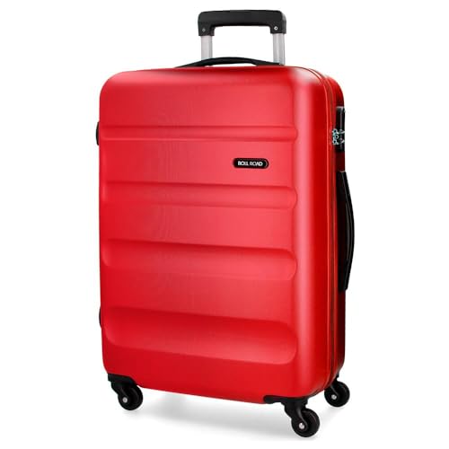 Roll Road Flex Großer Koffer Rot 51x74x28 cms Hartschalen ABS Kombinationsschloss 91L 3,8Kgs 4 Räder Roll Road Flex Großer Koffer Rot 51x74x28 cms Hartschalen ABS Kombinationsschloss 91L 3,8Kgs 4 Räder von Roll Road