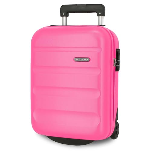 Roll Road Flex Kabinenkoffer, Rosa, 30 x 44 x 20 cm, starr, 2,2 kg, seitlicher Kombinationsverschluss, ABS, 2,2 kg, 33 l, Handgepäck, Rosa, Talla única, Kabinenkoffer Roll Road Flex Kabinenkoffer, Rosa, 30 x 44 x 20 cm, starr, 2,2 kg, seitlicher Kombinationsverschluss, ABS, 2,2 kg, 33 l, Handgepäck, Rosa, Talla única, Kabinenkoffer von Roll Road