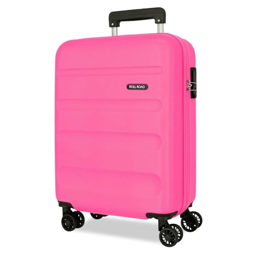 Roll Road Flex Kabinenkoffer, Rosa, 38 x 55 x 20 cm, starr, 2,5 kg, seitlicher Kombinationsverschluss, ABS, 2,5 kg, 35 l, Handgepäck, Rosa, Talla única, Kabinenkoffer Roll Road Flex Kabinenkoffer, Rosa, 38 x 55 x 20 cm, starr, 2,5 kg, seitlicher Kombinationsverschluss, ABS, 2,5 kg, 35 l, Handgepäck, Rosa, Talla única, Kabinenkoffer von Roll Road