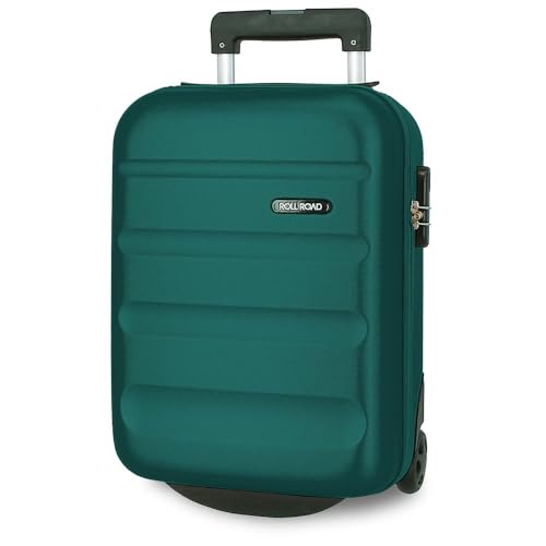 Roll Road Flex Kabinenkoffer, grün, 30 x 44 x 20 cm, starr, 2,2 kg, seitlicher Kombinationsverschluss, ABS, 2,2 kg, 33 l, Handgepäck, grün, Talla única, Kabinenkoffer Roll Road Flex Kabinenkoffer, grün, 30 x 44 x 20 cm, starr, 2,2 kg, seitlicher Kombinationsverschluss, ABS, 2,2 kg, 33 l, Handgepäck, grün, Talla única, Kabinenkoffer von Roll Road