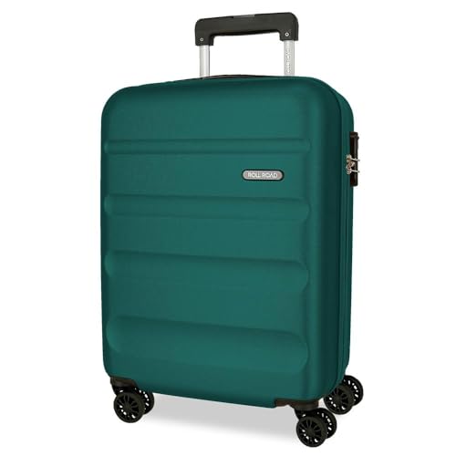 Roll Road Flex Kabinenkoffer, grün, 38 x 55 x 20 cm, starr, 2,5 kg, seitlicher Kombinationsverschluss, ABS, 2,5 kg, 35 l, Handgepäck, grün, Talla única, Kabinenkoffer Roll Road Flex Kabinenkoffer, grün, 38 x 55 x 20 cm, starr, 2,5 kg, seitlicher Kombinationsverschluss, ABS, 2,5 kg, 35 l, Handgepäck, grün, Talla única, Kabinenkoffer von Roll Road
