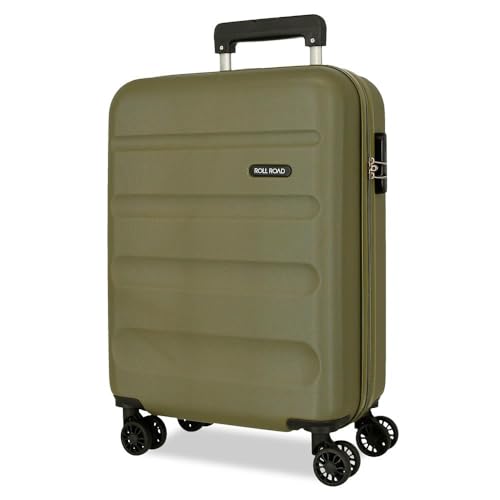 Roll Road Flex Kabinenkoffer, grün, 38 x 55 x 20 cm, starr, 2,5 kg, seitlicher Kombinationsverschluss, ABS, 2,5 kg, 35 l, Handgepäck, grün, Talla única, Kabinenkoffer Roll Road Flex Kabinenkoffer, grün, 38 x 55 x 20 cm, starr, 2,5 kg, seitlicher Kombinationsverschluss, ABS, 2,5 kg, 35 l, Handgepäck, grün, Talla única, Kabinenkoffer von Roll Road
