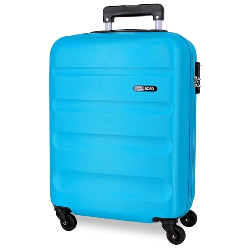 Roll Road Flex Kabinenkoffer Blau 38x55x20 cms Hartschalen ABS Kombinationsschloss 35L 2,5Kgs 4 Räder Handgepäck von Roll Road