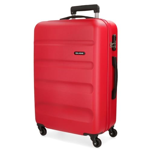Roll Road Flex Mittlerer Koffer Rot 46x64x23 cms Hartschalen ABS Kombinationsschloss 56L 3,1Kgs 4 Räder Roll Road Flex Mittlerer Koffer Rot 46x64x23 cms Hartschalen ABS Kombinationsschloss 56L 3,1Kgs 4 Räder von Roll Road