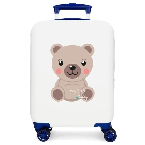 Roll Road Happy Pets Kabinenkoffer, weiß, 33 x 50 x 20 cm, starr, 2 kg, seitlicher Kombinationsverschluss, ABS, 2 kg, 33 l, Handgepäck, weiß, Talla única, Kabinenkoffer Roll Road Happy Pets Kabinenkoffer, weiß, 33 x 50 x 20 cm, starr, 2 kg, seitlicher Kombinationsverschluss, ABS, 2 kg, 33 l, Handgepäck, weiß, Talla única, Kabinenkoffer von Roll Road