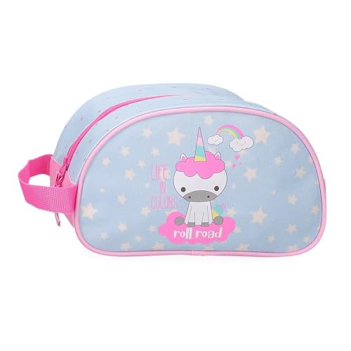 Roll Road I am unicorn, Einhornkoffer, Kinderkulturtasche, aus Polyester, verschiedene Fächer, Taschen. Roll Road I am unicorn, Einhornkoffer, Kinderkulturtasche, aus Polyester, verschiedene Fächer, Taschen. von Roll Road