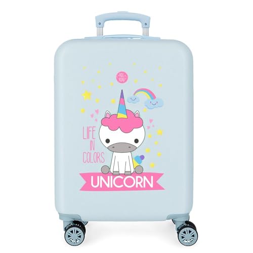Roll Road Little Me Kabinenkoffer Blau 37x55x20 cms Hartschalen ABS Kombinationsschloss 32L 2,5Kgs 4 Doppelräder Handgepäck Roll Road Little Me Kabinenkoffer Blau 37x55x20 cms Hartschalen ABS Kombinationsschloss 32L 2,5Kgs 4 Doppelräder Handgepäck von Roll Road
