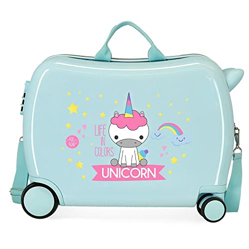 Roll Road Little Me Kinder-Koffer Grün 50x38x20 cms Hartschalen ABS Kombinationsschloss 34L 2,1Kgs 4 Räder Handgepäck Roll Road Little Me Kinder-Koffer Grün 50x38x20 cms Hartschalen ABS Kombinationsschloss 34L 2,1Kgs 4 Räder Handgepäck von Roll Road