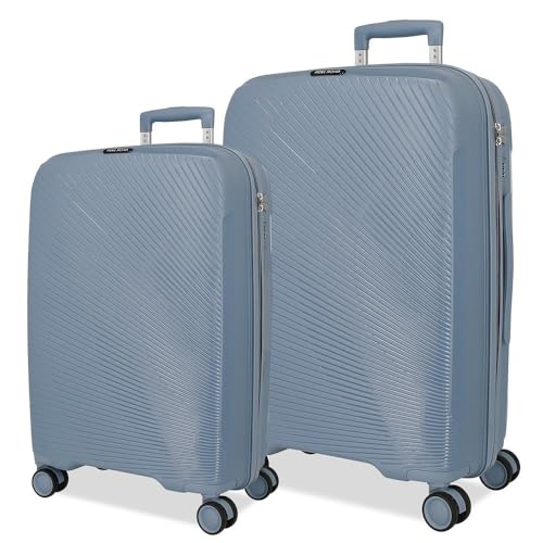 Roll Road Orbit Kofferset, Blau, 54/64 cm, starr, 5,6 kg, TSA-Verschluss, Polypropylen, 5,6 kg, 94,2 l, Handgepäck, blau, Talla única, Koffer-Set Roll Road Orbit Kofferset, Blau, 54/64 cm, starr, 5,6 kg, TSA-Verschluss, Polypropylen, 5,6 kg, 94,2 l, Handgepäck, blau, Talla única, Koffer-Set von Roll Road