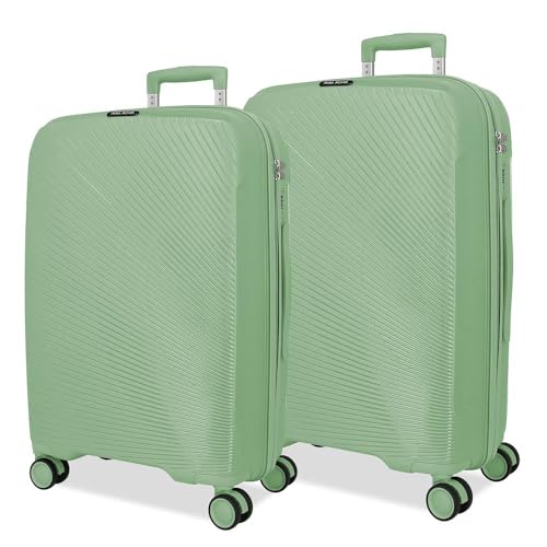 Roll Road Orbit Kofferset, Grün, 64/75 cm, starr, 7,1 kg, TSA-Verschluss, Polypropylen, 7,1 kg, 145,8 l, grün, Talla única, Koffer-Set Roll Road Orbit Kofferset, Grün, 64/75 cm, starr, 7,1 kg, TSA-Verschluss, Polypropylen, 7,1 kg, 145,8 l, grün, Talla única, Koffer-Set von Roll Road