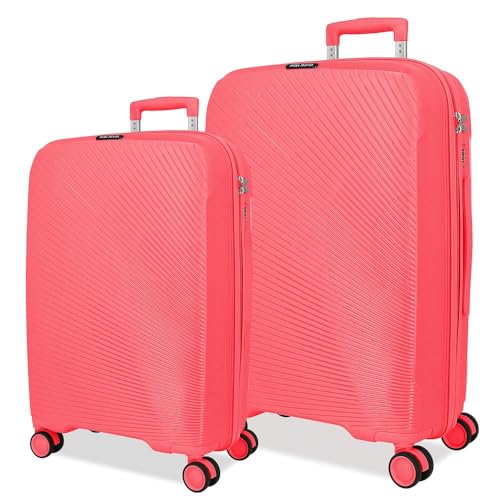 Roll Road Orbit Kofferset, Rosa, 54/64 cm, starr, 5,6 kg, TSA-Verschluss, Polypropylen, 5,6 kg, 94,2 l, Handgepäck, Rosa, Talla única, Koffer-Set Roll Road Orbit Kofferset, Rosa, 54/64 cm, starr, 5,6 kg, TSA-Verschluss, Polypropylen, 5,6 kg, 94,2 l, Handgepäck, Rosa, Talla única, Koffer-Set von Roll Road