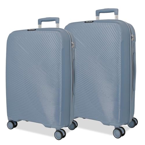 Roll Road Orbit Kofferset, blau, 64/75 cm, starr, 7,1 kg, TSA-Verschluss, Polypropylen, 7,1 kg, 145,8 l, blau, Talla única, Koffer-Set Roll Road Orbit Kofferset, blau, 64/75 cm, starr, 7,1 kg, TSA-Verschluss, Polypropylen, 7,1 kg, 145,8 l, blau, Talla única, Koffer-Set von Roll Road
