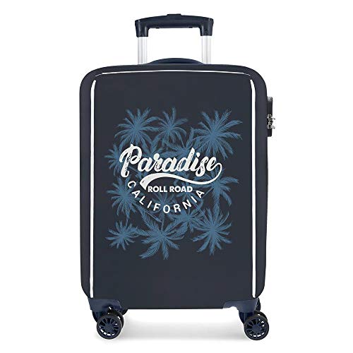 Roll Road Palm Kabinenkoffer Blau 37x22x55 cms Hartschalen ABS Kombinationsschloss 33L 2,8Kgs 4 Doppelräder Handgepäck Roll Road Palm Kabinenkoffer Blau 37x22x55 cms Hartschalen ABS Kombinationsschloss 33L 2,8Kgs 4 Doppelräder Handgepäck von Roll Road