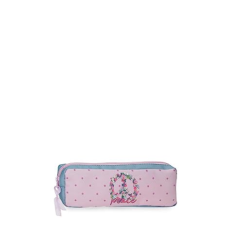 ROLL ROAD Peace Federmäppchen, mehrfarbig, 22 x 7 x 3 cm, Polyester, bunt, Talla única, etui ROLL ROAD Peace Federmäppchen, mehrfarbig, 22 x 7 x 3 cm, Polyester, bunt, Talla única, etui von Roll Road