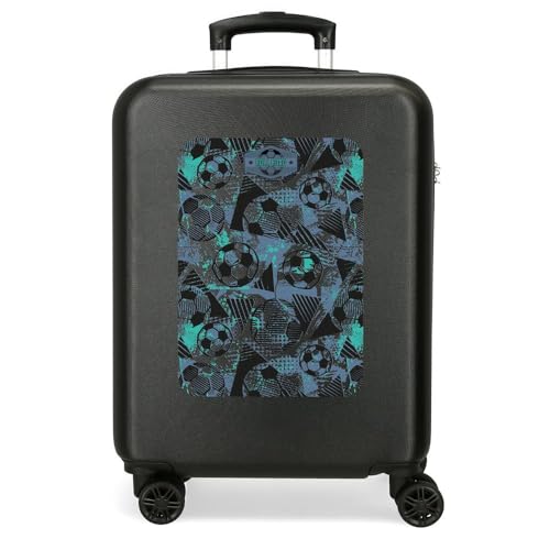 Roll Road Soccer Kabinenkoffer, blau, 38 x 55 x 20 cm, Harter ABS-Kunststoff, seitlicher Kombinationsverschluss, 35 l, 2 kg, 4 Doppelrollen, Handgepäck, blau, Kabinenkoffer Roll Road Soccer Kabinenkoffer, blau, 38 x 55 x 20 cm, Harter ABS-Kunststoff, seitlicher Kombinationsverschluss, 35 l, 2 kg, 4 Doppelrollen, Handgepäck, blau, Kabinenkoffer von Roll Road