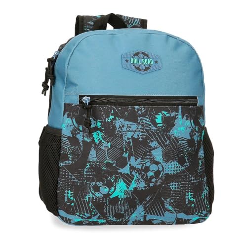 Roll Road Soccer Schulrucksack, Schwarz, 27 x 33 x 11 cm, Polyester, 9,8 l, Schwarz, Schulrucksack Roll Road Soccer Schulrucksack, Schwarz, 27 x 33 x 11 cm, Polyester, 9,8 l, Schwarz, Schulrucksack von Roll Road