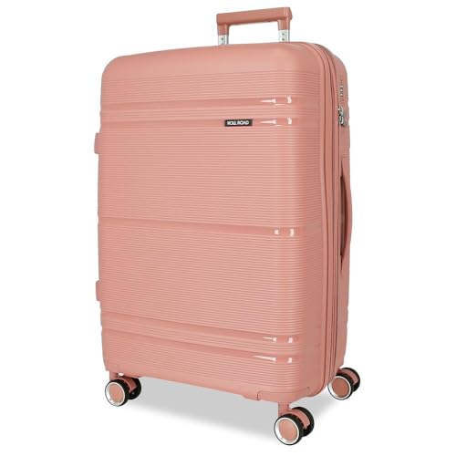 Roll Road Universe Koffer, mittelgroß, Rosa, 45 x 65 x 26 cm, starr, 3,2 kg, TSA-Verschluss, Polypropylen, 3,2 kg, 65 LExspannbar, Rosa, Talla única, Mittelgroßer Koffer Roll Road Universe Koffer, mittelgroß, Rosa, 45 x 65 x 26 cm, starr, 3,2 kg, TSA-Verschluss, Polypropylen, 3,2 kg, 65 LExspannbar, Rosa, Talla única, Mittelgroßer Koffer von Roll Road