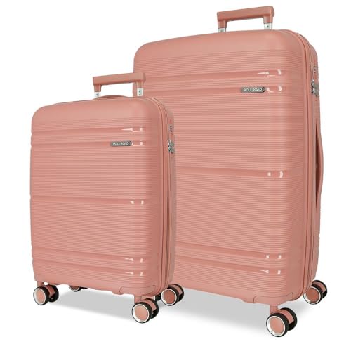 Roll Road Universe Kofferset, Rosa, 55/65 cm, starr, 5,6 kg, TSA-Verschluss, Polypropylen, 5,6 kg, 102 l, Handgepäck, Rosa, Talla única, Koffer-Set Roll Road Universe Kofferset, Rosa, 55/65 cm, starr, 5,6 kg, TSA-Verschluss, Polypropylen, 5,6 kg, 102 l, Handgepäck, Rosa, Talla única, Koffer-Set von Roll Road