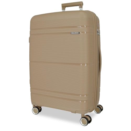 Roll Road Universe Mittelgroßer Koffer, Beige, 45 x 65 x 26 cm, starr, 3,2 kg, TSA-Verschluss, Polypropylen, 3,2 kg, 65 LExspannbar, Beige, Talla única, Mittelgroßer Koffer Roll Road Universe Mittelgroßer Koffer, Beige, 45 x 65 x 26 cm, starr, 3,2 kg, TSA-Verschluss, Polypropylen, 3,2 kg, 65 LExspannbar, Beige, Talla única, Mittelgroßer Koffer von Roll Road