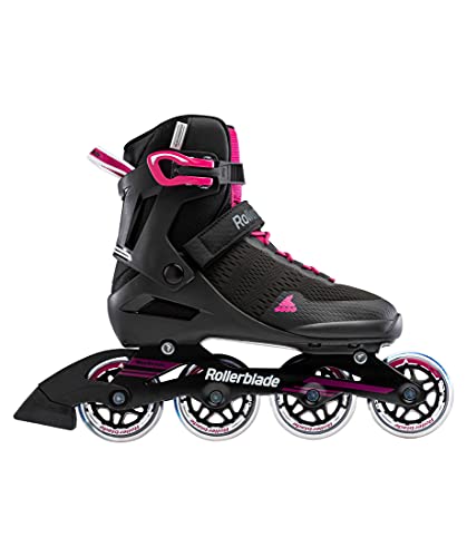 Rollerblade Damen Sirio 80 Inlineskate, Black/Raspberry, 250 von Rollerblade