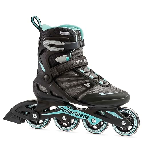 Rollerblade Damen Zetrablade Inlineskate, Black/Light Blue, 245 von Rollerblade