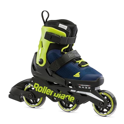 Rollerblade MICROBLADE 3WD, Inline Skates für Kinder, Mädchen und Jungen, Royal Blau/Lime, Gr. 36.5-40.5 Rollerblade MICROBLADE 3WD, Inline Skates für Kinder, Mädchen und Jungen, Royal Blau/Lime, Gr. 36.5-40.5 von Rollerblade